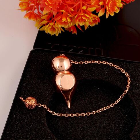 Rudra Empire Copper Metal Healing Dowsing Metaphysical Chakra Balancing Pendulum for Divination & Dowsing in Saudi Arabia