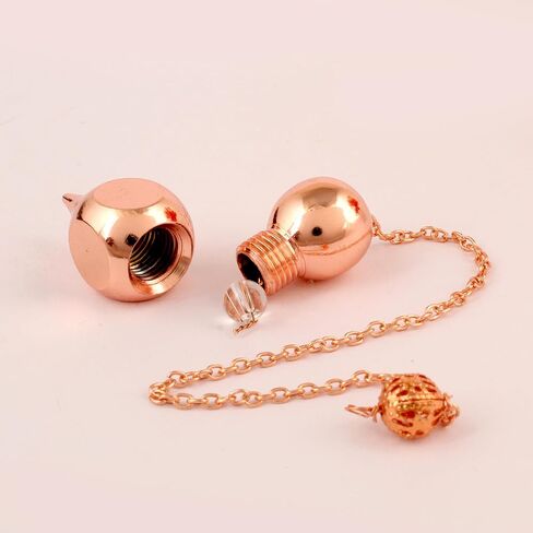 Rudra Empire Copper Metal Healing Dowsing Metaphysical Chakra Balancing Pendulum for Divination & Dowsing in Saudi Arabia