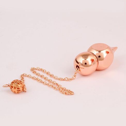 Rudra Empire Copper Metal Healing Dowsing Metaphysical Chakra Balancing Pendulum for Divination & Dowsing in Saudi Arabia