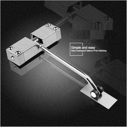 Automatic Hydraulic Buffer Door Closer Aluminum Alloy Door Weight: 20-30kg in Saudi Arabia
