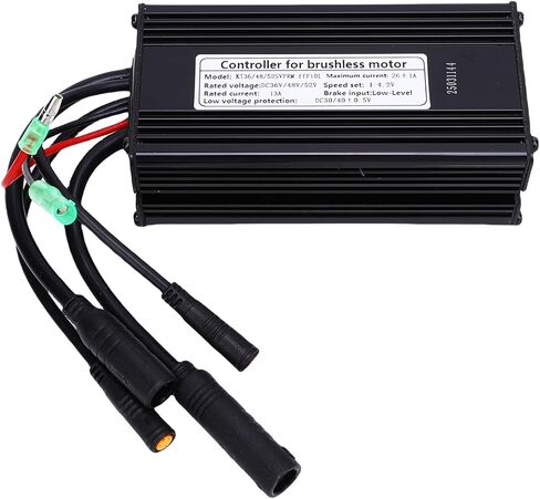 وحدة تحكم المحرك Luocute 36V 48V 52V، 9 أنابيب 500W 750W وحدة تحكم موجة جيبية مع موصل مقاوم للماء للدراجة الكهربائية in Kuwait