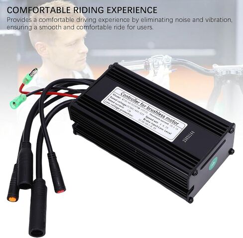 وحدة تحكم المحرك Luocute 36V 48V 52V، 9 أنابيب 500W 750W وحدة تحكم موجة جيبية مع موصل مقاوم للماء للدراجة الكهربائية in Kuwait