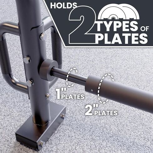 Synergee Stand-Up Open Trap Bar – Hex, Shrug & Deadlift Bar for Olympic & Standard Plates, Space-Saving Design in Saudi Arabia