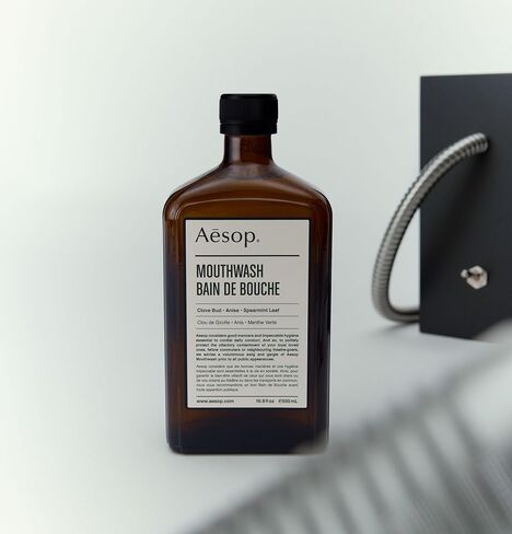 Aesop Oral Care Duo | Mouthwash & Toothpaste Set for Fresh Breath | Daily Botanical Oral Hygiene Kit (16.9 oz + 3.4 oz) in Kuwait