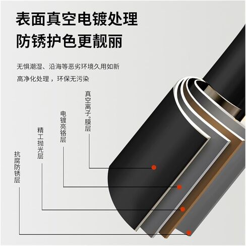 Indoor Door Lock Bedroom Simple Magnetic Silent Black zinc Alloy Handle Lock Door Handle Split Wooden Door Lock(Yahei A 7255 Magnetic Lock Body) in Kuwait
