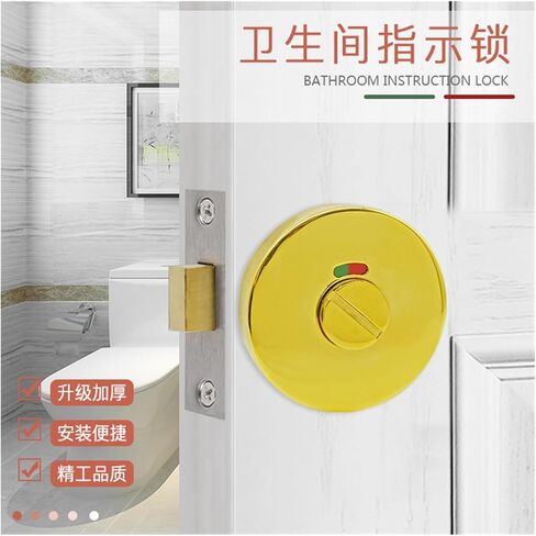 الفولاذ المقاوم للصدأ أوزة البيض مؤشر قفل مرحاض عام المحتلة أو غير مشغولة مؤشر قفل الأحمر والأخضر مع قفل المؤشر in Kuwait