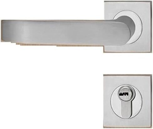 304 الفولاذ المقاوم للصدأ سبليت قفل HC3004 مقبض قفل غطاء مربع غطاء دائري قفل الباب الداخلي قفل باب المكتب (غطاء دائري 70 قفل الأساسية) in Kuwait