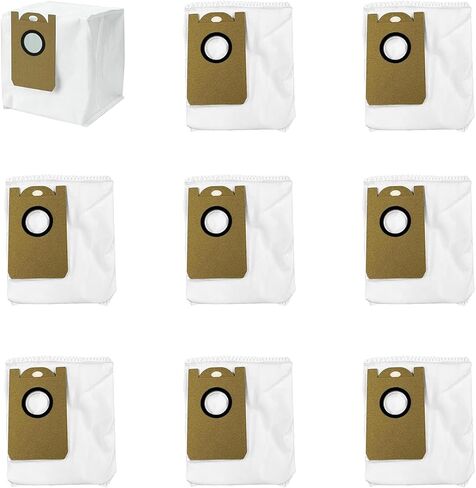 9-Pack Replacement Dust Bags compatible with Laresar L6 Pro/L6 Nex, Honiture Q6 Pro, AIRROBO T10+, Neabot NOMO N2, iHome AutoVac Nova S1 Pro Robot Vacuum in Saudi Arabia