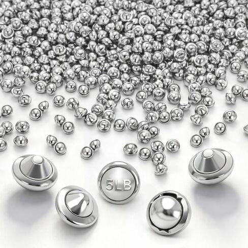 5 Lb 1/8" 304 Stainless Steel Tumbling Media Ballcone Shot Jewelry Tumbler Finishing, Anti-Rust, Jewelry Making, Polishing, Metal Finishing in Rotary and Vibratory Tumblers in Saudi Arabia