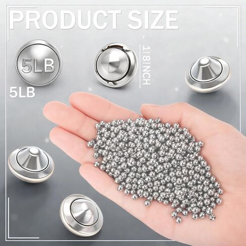 5 Lb 1/8" 304 Stainless Steel Tumbling Media Ballcone Shot Jewelry Tumbler Finishing, Anti-Rust, Jewelry Making, Polishing, Metal Finishing in Rotary and Vibratory Tumblers in Saudi Arabia
