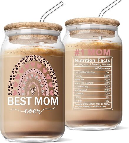 Best Mothers Day Gifts For Mom, Funny Birthday Christmas Thanks Giving Gift For Mom Mama Glass Cup in Saudi Arabia