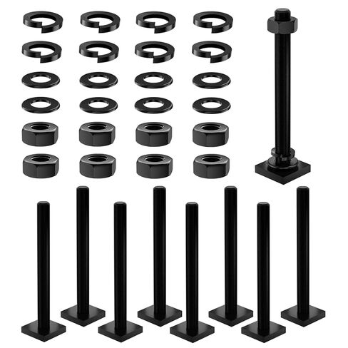 8Pcs T Slot Bolts for Roof Rack Cross Bars, M8x40mm Stainless Steel T Track Bolts, Roof Rack T Slot Accessories for Cargo Basket, Bike Rack, Kayak Rack, Solar Panel, Awning Mount in Saudi Arabia