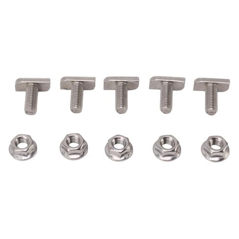 15 Set Hammer Head Bolt T Screw, T Slot Bolts M8 Stainless Steel Screws Thread T Slot Drop in Bolt for Photovoltaic and Solar Installationx in Saudi Arabia