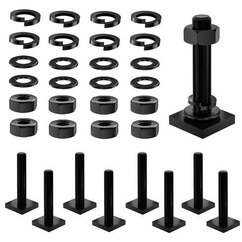 8Pcs T Slot Bolts for Roof Rack Cross Bars, M8x40mm Stainless Steel T Track Bolts, Roof Rack T Slot Accessories for Cargo Basket, Bike Rack, Kayak Rack, Solar Panel, Awning Mount in Saudi Arabia