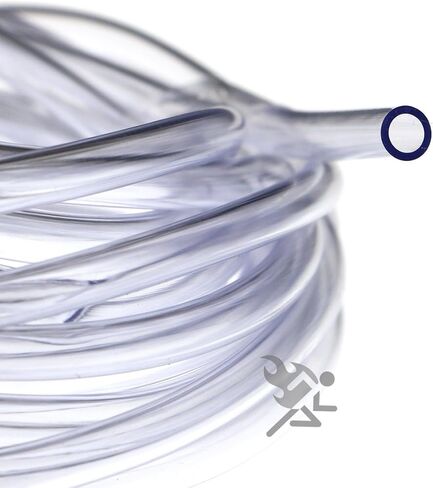 OnFireGuy 25 Feet - 3/16" ID x 1/4" OD Clear Vinyl Tubing Food Grade Multipurpose Tube for Kegs, Air Water Hose, Fuel Line in Saudi Arabia