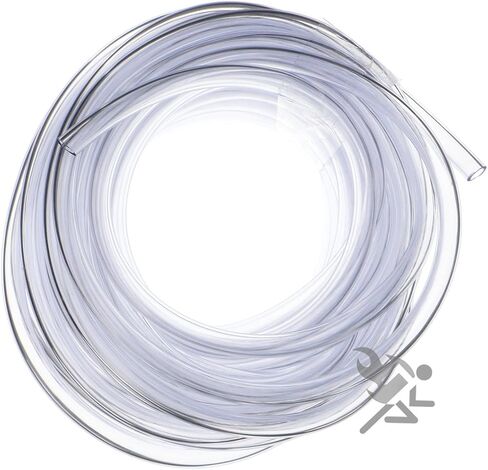 OnFireGuy 25 Feet - 3/16" ID x 1/4" OD Clear Vinyl Tubing Food Grade Multipurpose Tube for Kegs, Air Water Hose, Fuel Line in Saudi Arabia