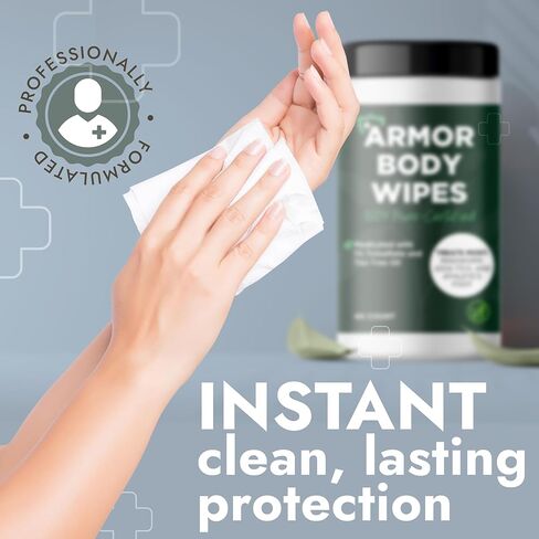 Terramed Just Think Comfort Powerful Antifungal Care Bundle with Tea Tree Oil Spray and Body Wipes for Jock Itch, Athlete’s Foot, Ringworm and Itchy Skin Relief in Kuwait