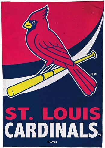 St Louis Cardinals Burlap Garden Flag in Saudi Arabia