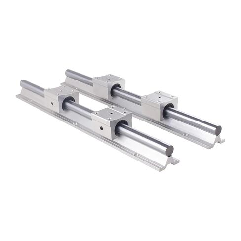 2 R16 Linear Guides D16 300-500mm Full Sliding Support + 4 R16UU Bearing Seats(400mm) in Saudi Arabia