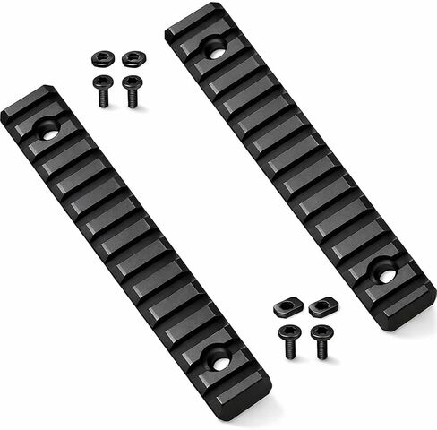 Gotical 11 Slots M-LOK Rail Section for M Lok Handguard Eleven Slots Rail Picatinny Rail Set of 2 Pieces in Saudi Arabia