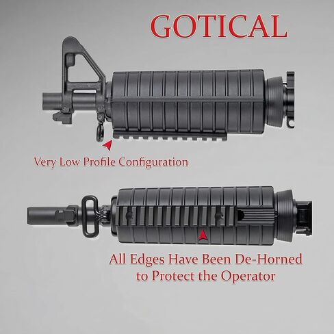 Gotical 11 Slots M-LOK Rail Section for M Lok Handguard Eleven Slots Rail Picatinny Rail Set of 2 Pieces in Saudi Arabia