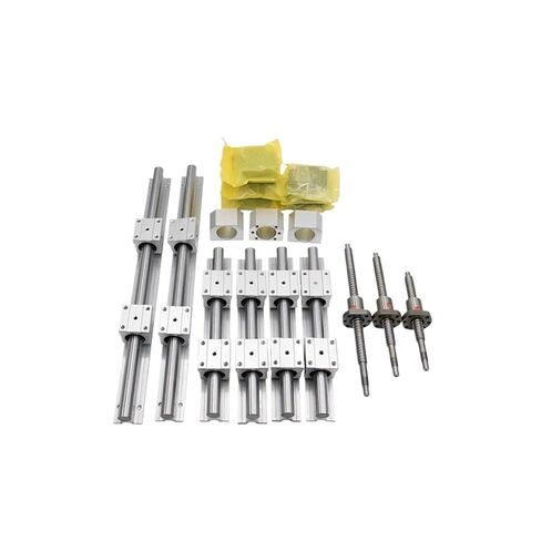R16/R20 Linear Guide kit + 3 SFU1605 Ball Screws + BK/BF12 + nut housing + Coupler + R Block SBRUU(400 700 1000 SBR20) in Saudi Arabia