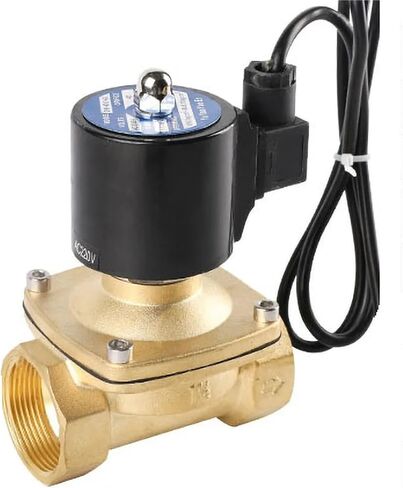 1-1/2 Inch Brass Solenoid Valve Normally Closed Valves 220V 110V 24V 12V 1Pcs(G_380V_NBR-SEAL) in Saudi Arabia