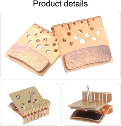 Mountain Bike Disc Brake Pads Cooling Pure Copper Fiber Sintered Metal for Enhanced Stopping Power and Heat Dissipation(01) in Saudi Arabia