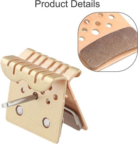 Mountain Bike Disc Brake Pads Cooling Pure Copper Fiber Sintered Metal for Enhanced Stopping Power and Heat Dissipation(01) in Saudi Arabia