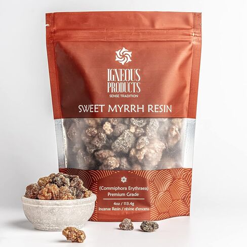 بخور المر من المنتجات النارية (28.34 جرام) | بخور المر الطبيعي 100% | بخور المر الصومالي | المر النقي | كوميفورا إريثريا in Kuwait