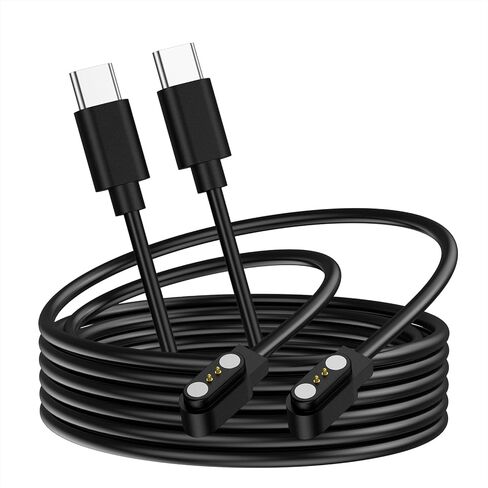 Vancle 2 Pack VeryFit Smartwatch Charger Cable, Magnetic USB-C Charging Cable for Veryfit Smart Watch ID205L, ID205U, IDW28, ID207, IDW13, IDW15, IDW19, ID208 Plus, ID208BT, ID206 and More in Saudi Arabia