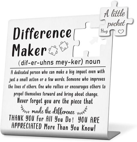 THRXOBN Difference Maker Gift for Mentor, New Chapter Gifts for Mentor, Congratulation Gifts for Mentor,New Job Gift for Mentor, Appreciation Gifts for Mentor,WLK35 in Saudi Arabia