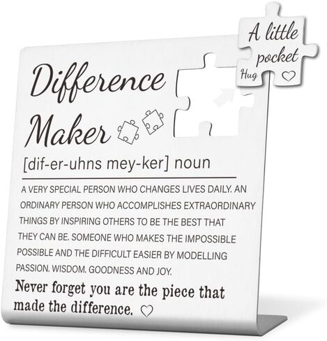 THRXOBN Difference Maker Gift for Mentor, New Chapter Gifts for Mentor, Congratulation Gifts for Mentor,New Job Gift for Mentor, Appreciation Gifts for Mentor,WLK35 in Saudi Arabia