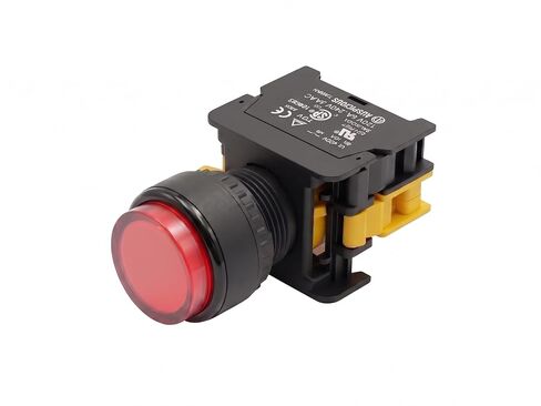 Alpinetech LXL-22 22mm 1NO مفتاح ضغط مؤقت 24V AC DC LED مضيء (أخضر) in Kuwait