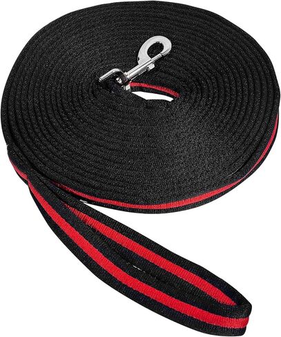 Horse Training Lunge Line, Black with Red Stripe, Nylon, 26 Foot Length, Training Halter Cord with Alloy Trigger Buckle for Equestrian Training (Green, 8 metres) in Saudi Arabia