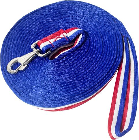 Horse Training Lunge Line, Black with Red Stripe, Nylon, 26 Foot Length, Training Halter Cord with Alloy Trigger Buckle for Equestrian Training (Green, 8 metres) in Saudi Arabia