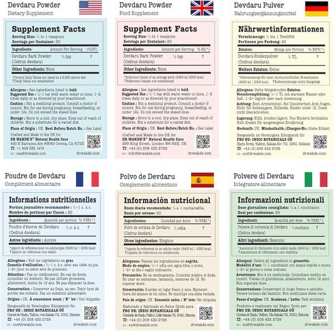 مسحوق ديفدارو من دكتور واكديز (سيدروس ديودارا) - 100 جرام (3.5 أونصة) | مسحوق نقي وخام ومجفف | رائحة طبيعية ونضارة | مسحوق ناعم | نباتي | درجة ممتازة | لم تتم إضافة أي شيء، ولم تتم إزالة أي شيء in Kuwait