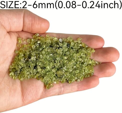 1LB الزبرجد الطبيعي رقائق الكريستال السائبة سحق الحجارة DIY بها بنفسك الحرف بلورات استشفاء بلورات صغيرة حجر الزبرجد in Kuwait