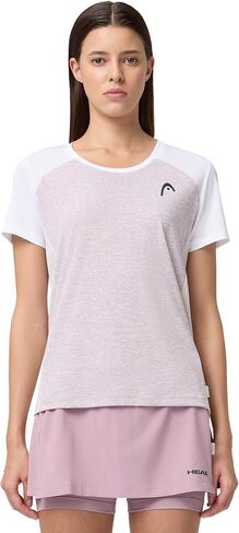 HEAD Women’s Play Tech T-Shirt – Sporty Performance Tennis Top with Breathable Mesh Panels in Saudi Arabia