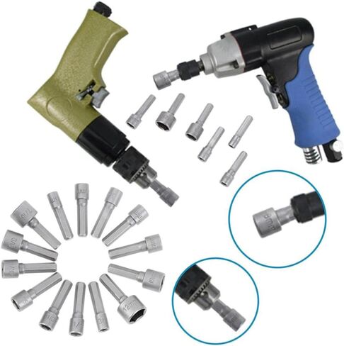 Veemoon 14 Pcs Drill Bit Adapter Pneumatic Wind Batch in Saudi Arabia