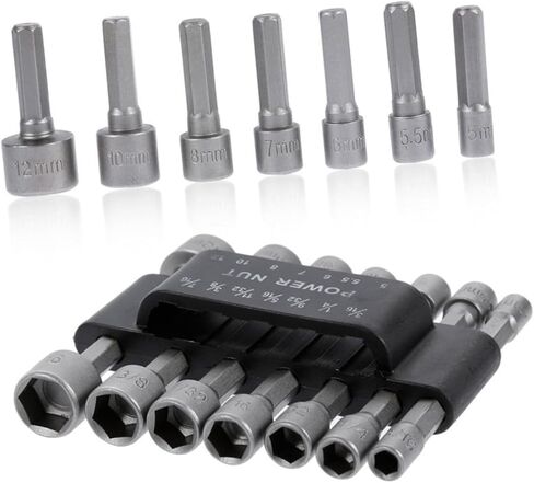 Veemoon 14 Pcs Drill Bit Adapter Pneumatic Wind Batch in Saudi Arabia