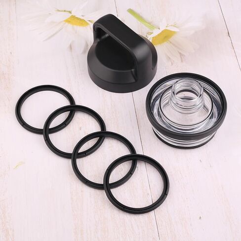 Silicone Gaskets Compatible with Yeti Chug Cap, Rubber Seal Replacement for Yeti Rambler Twist Chug Lid-BPA-Free O-Ring for a Lasting Watertight Seal, 4 Pack in Saudi Arabia