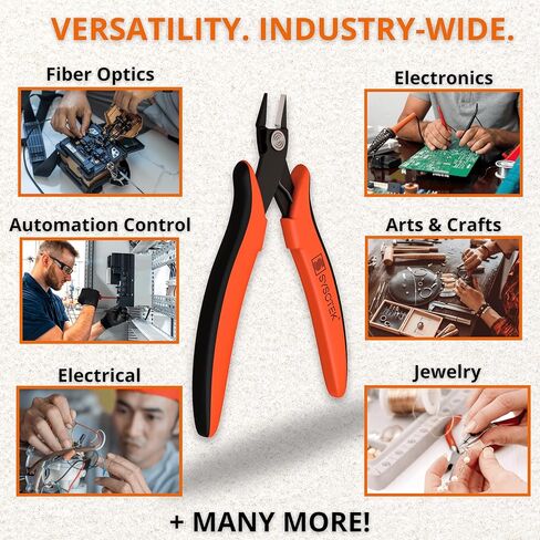 قاطعات فلوش، قاطعات أسلاك دقيقة للألياف الضوئية، والإلكترونيات، وأداة صنع المجوهرات، كماشة قطع قطرية صغيرة مثالية لروابط السحاب، والأدوات الكهربائية، والأسلاك الصغيرة، والحرفية والمزيد in Kuwait