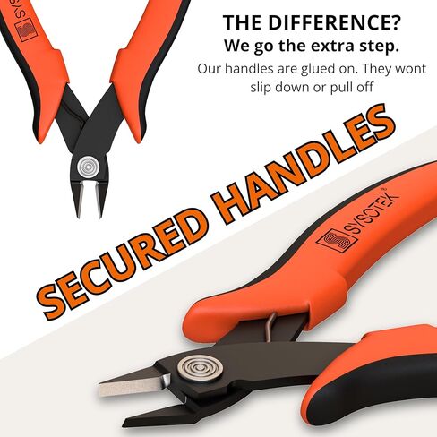 قاطعات فلوش، قاطعات أسلاك دقيقة للألياف الضوئية، والإلكترونيات، وأداة صنع المجوهرات، كماشة قطع قطرية صغيرة مثالية لروابط السحاب، والأدوات الكهربائية، والأسلاك الصغيرة، والحرفية والمزيد in Kuwait