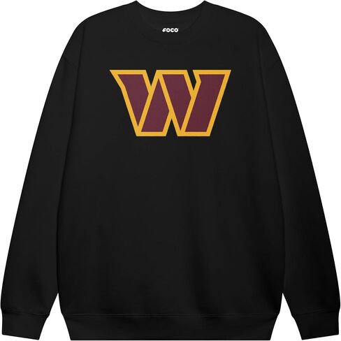 FOCO New England Patriots NFL Mens Primary Logo Crew Neck Sweatshirt - Navy - S in Saudi Arabia