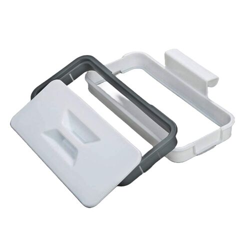 Kitchen Cabinet Hanging Trash Can with Lid, Cupboard Door Garbage Bin Rack Holder for Kitchen RV Bathroom, Space Saving Waste Bin for Food Scraps Recycling Storage in Saudi Arabia