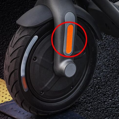 Self-Adhesive Night Reflective Stickers for Segway Ninebot F25 F30 F40 Electric Scooter Waterproof Warning Strip for Ninebot F25 F30 F40 Scooter Decoration Accessories in Saudi Arabia