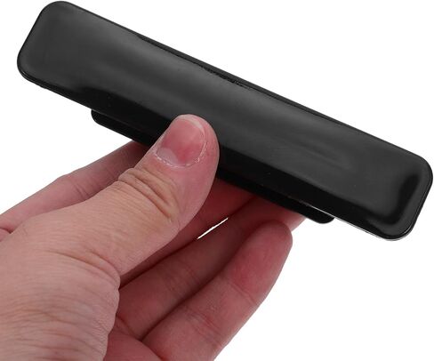 Toyvian 20pcs Self-Stick Drawer Handles: Adhesive Pulls for Cabinets Wardrobes and Sliding Glass Doors Home Furniture Decoration Black in Saudi Arabia