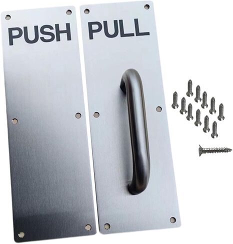 مقابض ستانلس ستيل لمداخل الفنادق، PUSH PULL أسود in Kuwait