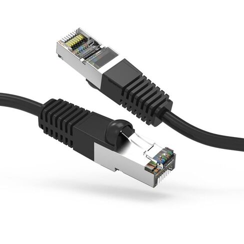 كبل التصحيح محمي Cat6 Ethernet 7ft كابل الإنترنت الأرجواني 600 ميجا هرتز - تمهيد طويل من كابل Ethernet SSTP عالي السرعة كابل إيثرنت - تم إنشاؤه من 4 Utp 24awg سلك النحاس النقي الخالص in Kuwait